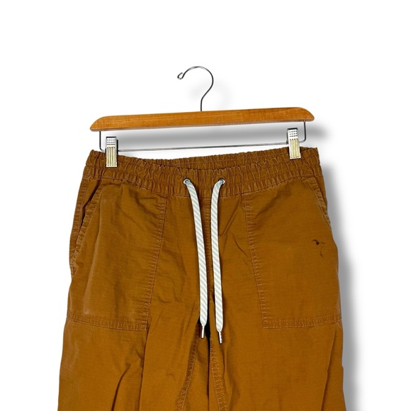 Vuori Ripstop Drawstring Pull On Pants XS Pockets Tan Brown VW450 - Picture 5 of 15